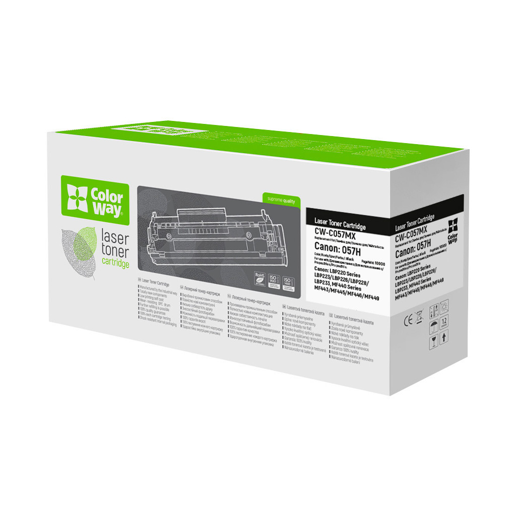 Картридж ColorWay для CANON 057H, LBP223/226/228/MF443/445/446/MF449 (CW-C057MX) - зображення 1