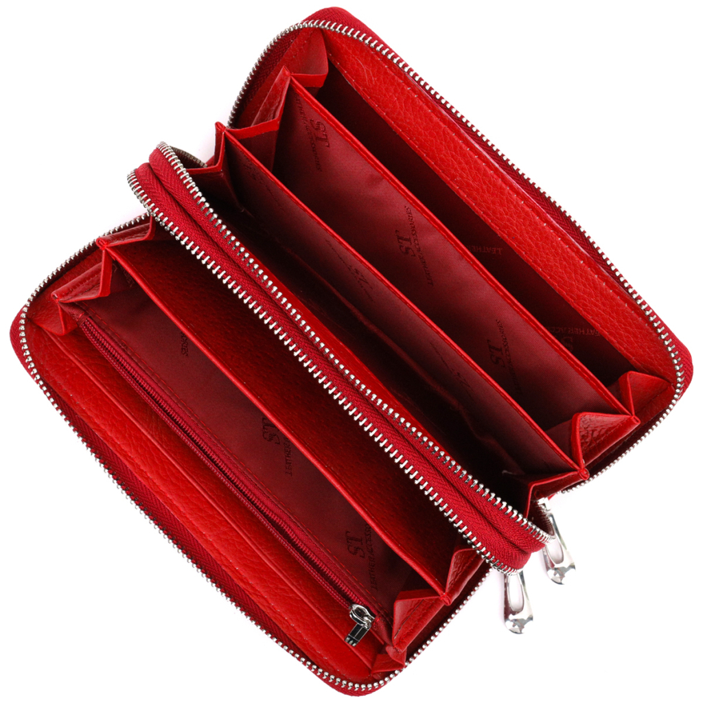 Гаманець ST Leather Червоний (19430) - зображення 6