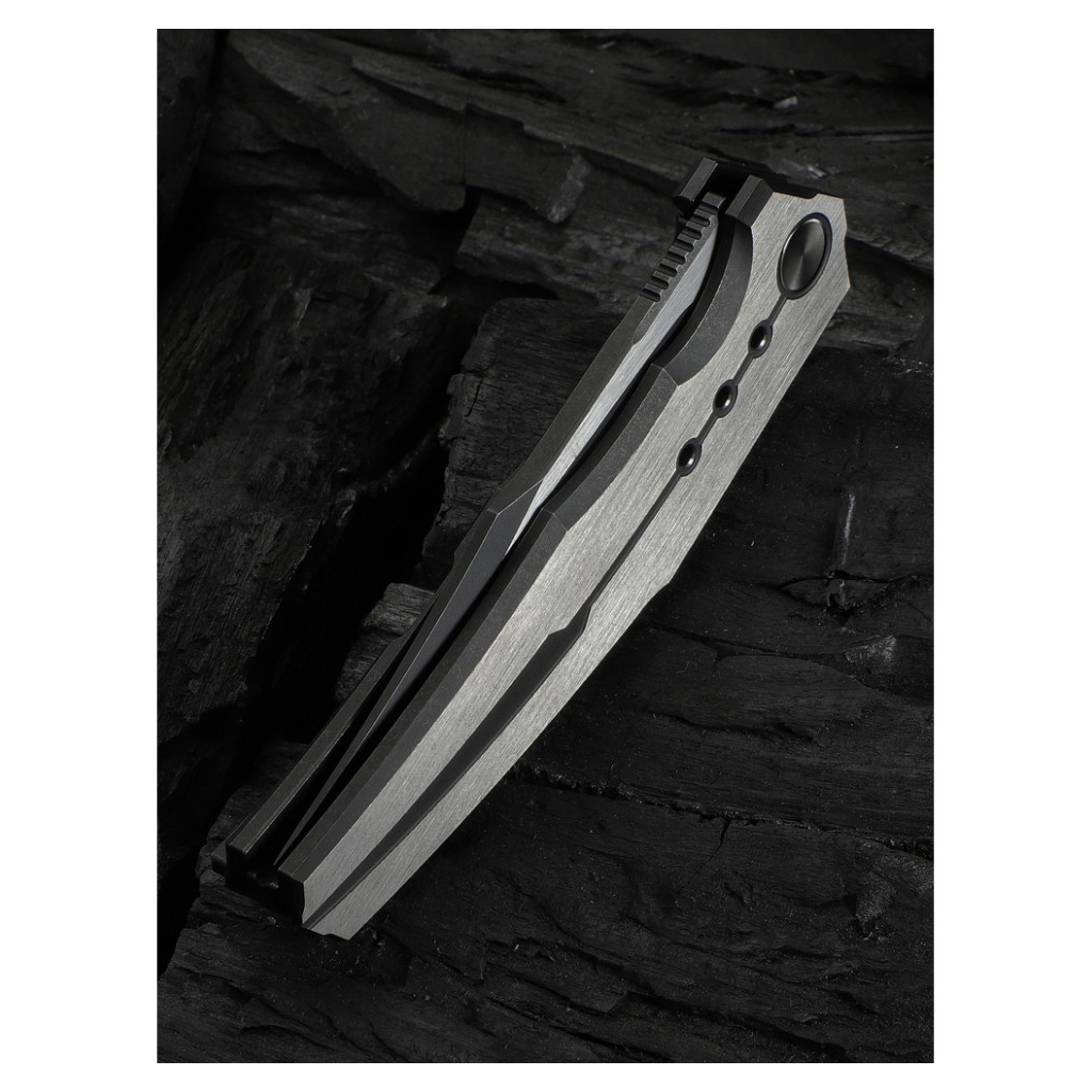 Ніж Weknife Kyklos Satin, Darkwash, титан (WE23086-3) - зображення 11