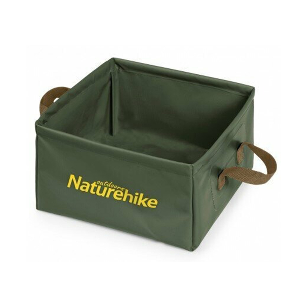 Відро складне Naturehike Square bucket 13л Army Green NH19SJ007 (6927595739068) - зображення 1