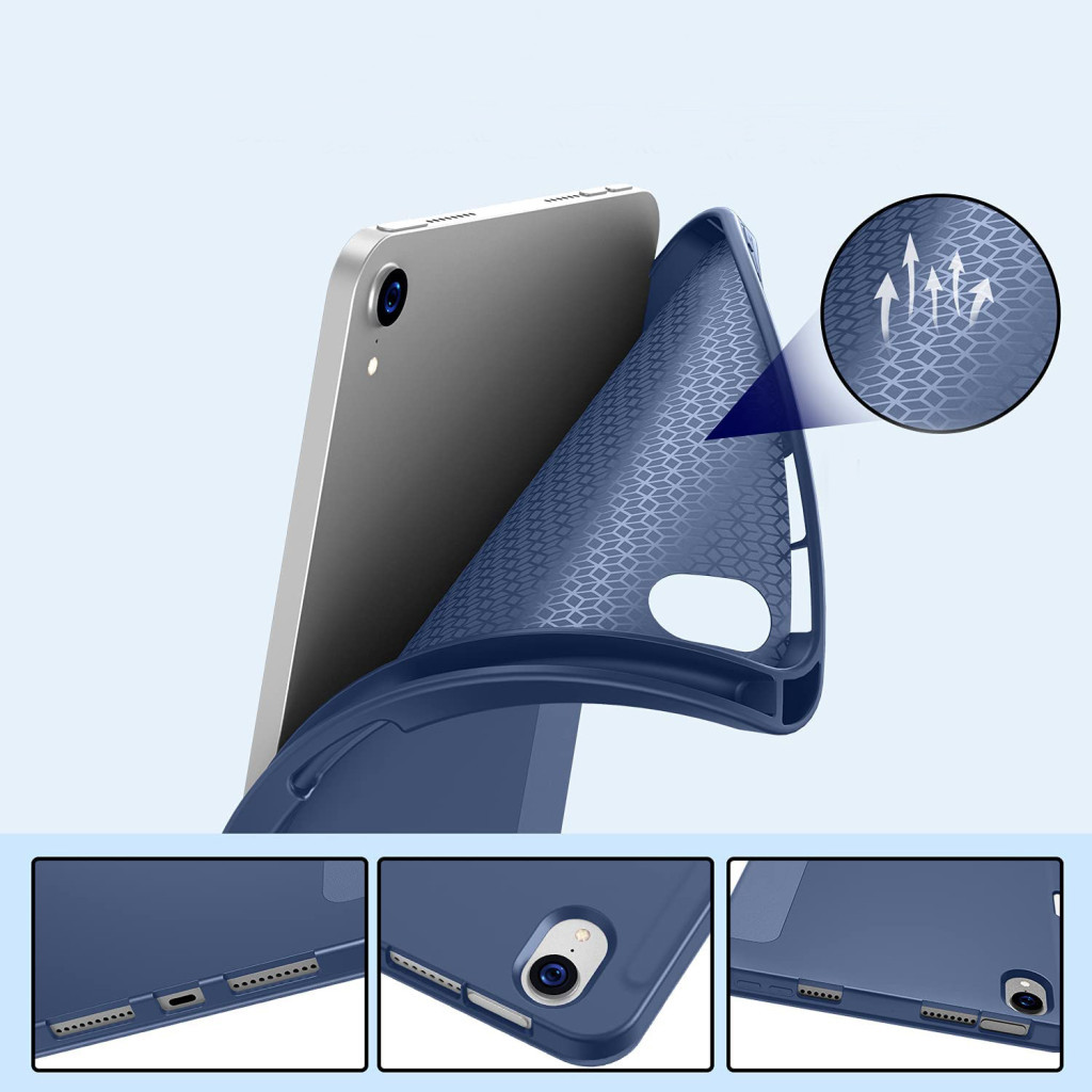 Чохол до планшета BeCover Direct Charge Pen Apple iPad mini 6 2021 Deep Blue (706784) - изображение 5