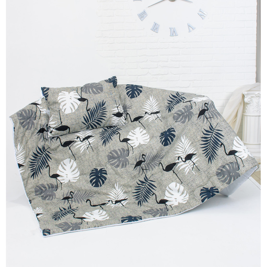 Ковдра MirSon Набір Tencel Зима №3696 Print Line Montane + подушка середня 220х240+50х70 (2200004848259) - зображення 3