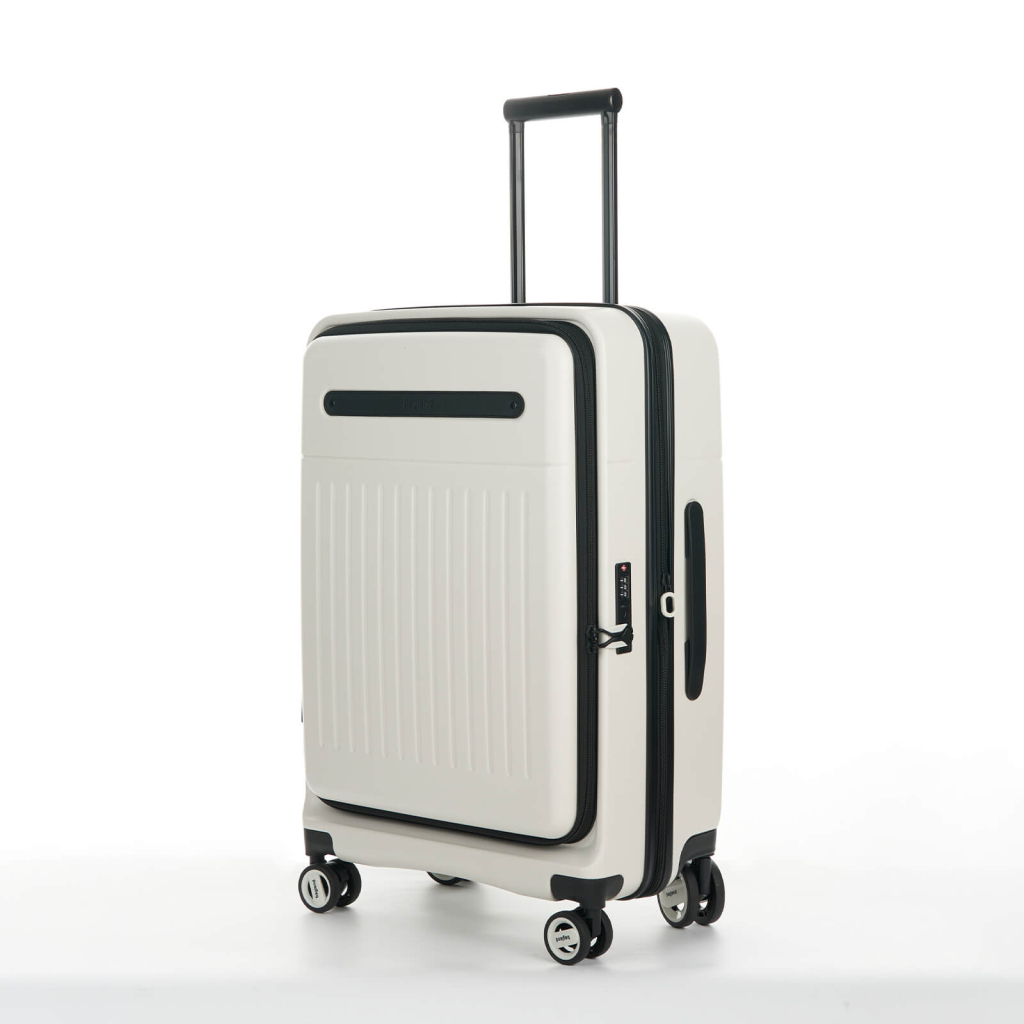 Валіза Bagland середня 72 л біла (1140621766) - зображення 2