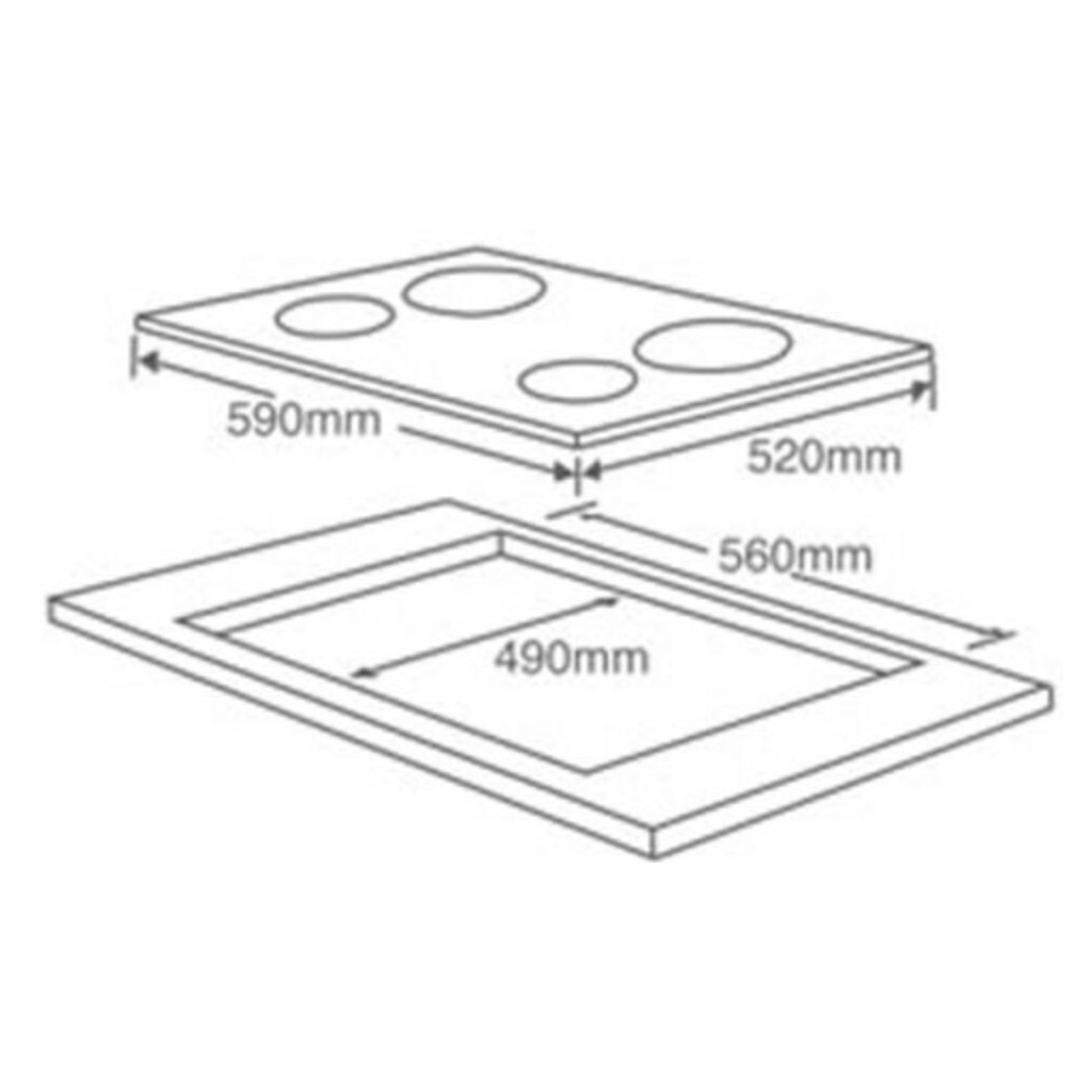 Варочна поверхня Interline HHV 566 SZP BA - изображение 10