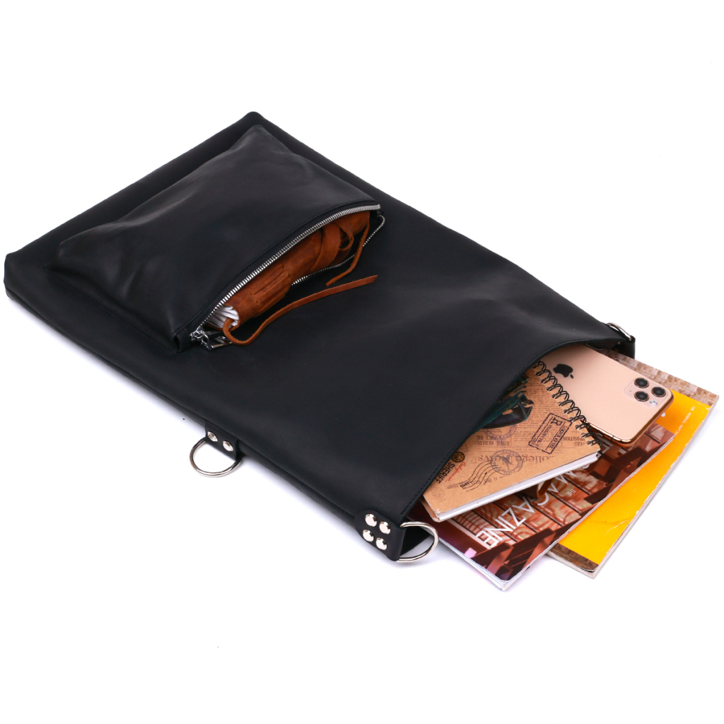 Сумка Shvigel Вінтажна Чорна (16338) - зображення 7