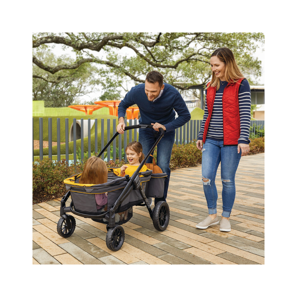 Коляска Evenflo Pivot Xplore All-Terrain Stroller Wagon - Wayfarer (032884198245) - зображення 8