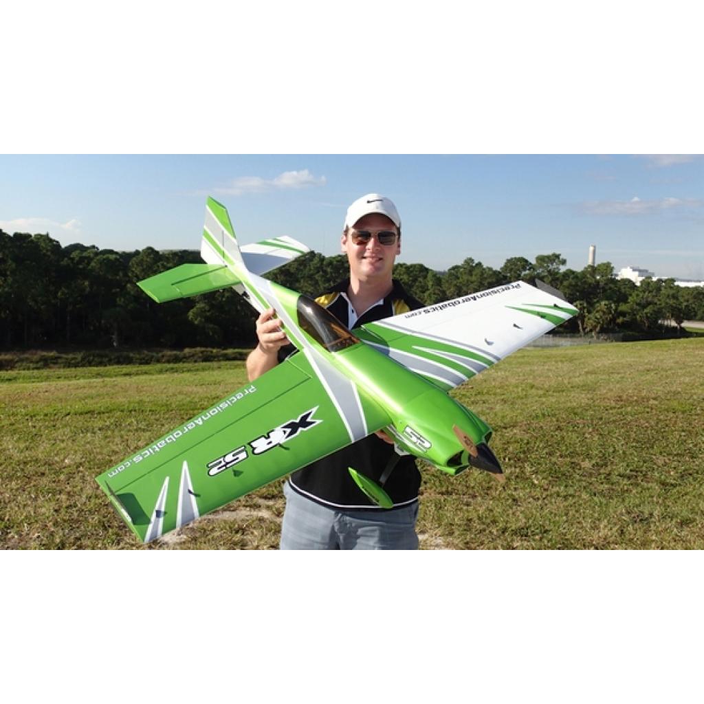 Радіокерована іграшка Precision Aerobatics Літак XR-52 1321мм KIT (зелений) (PA-XR52-GREEN) - зображення 6
