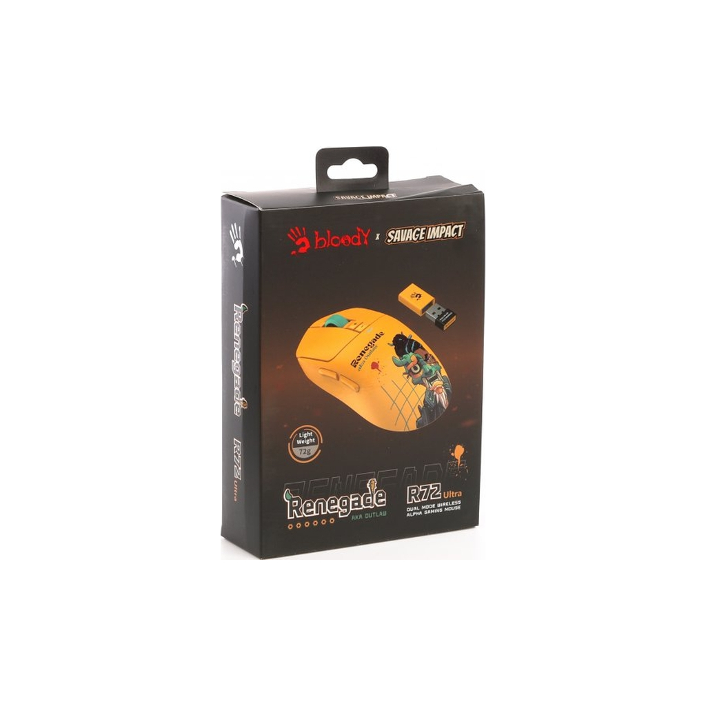 Мишка A4Tech Bloody R72 Ultra Wireless Renegade Sunset (4711421001267) - зображення 10