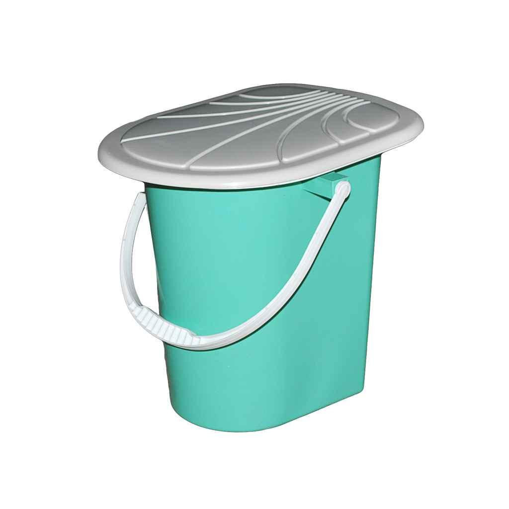Відро-туалет Консенсус Бірюзове 17 л (Консенсус/туал/бірюза) - изображение 1