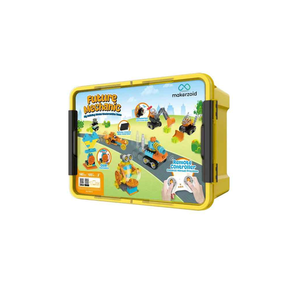 Конструктор Makerzoid Big Bloks - Future Mechanic (Механік майбутнього) (MKZ-OBK-EC) - зображення 1