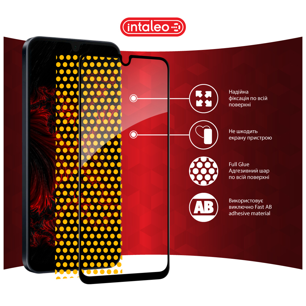 Скло захисне Intaleo Full Glue Samsung A16 Black (1283126598715) - зображення 7