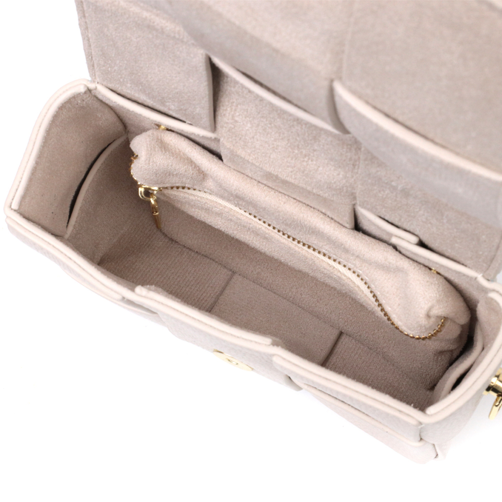 Сумка Vintage Вечірня Жіноча з переплетами з натуральної шкіри Біла (22311) - зображення 7