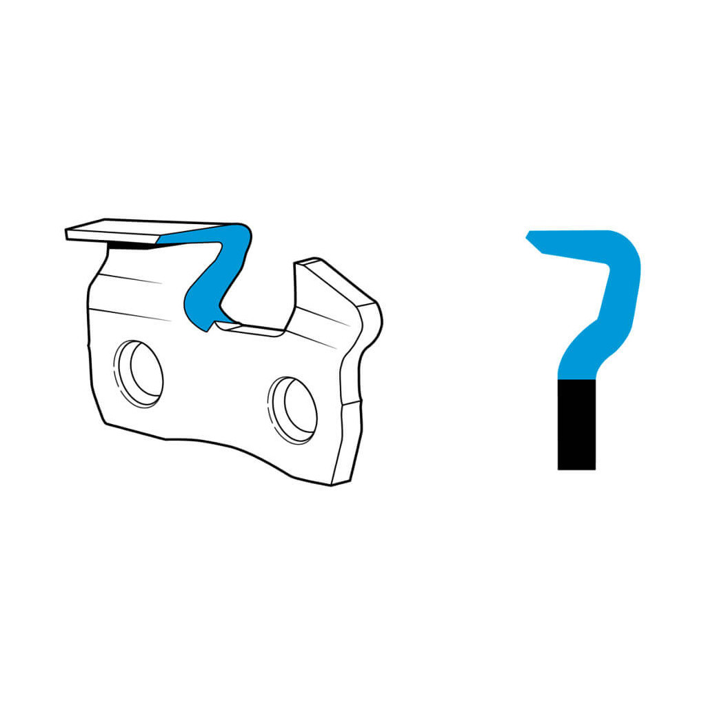 Ланцюг Oregon 3/8', 1.3 мм, 62 ланки, довжина 18'/45 см (91VXL_62E) - зображення 3