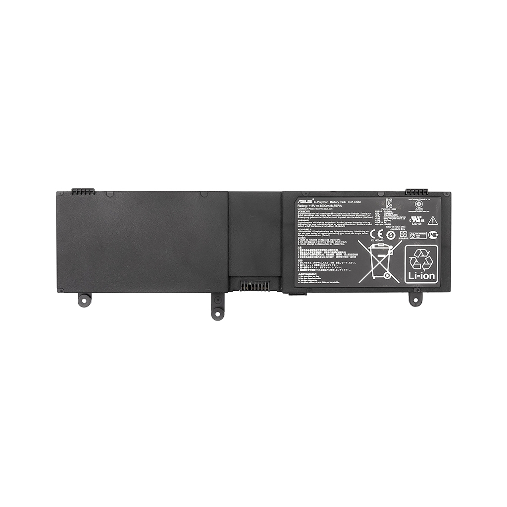 Акумулятор до ноутбука PowerPlant ASUS N550 Series (C41-N550) 15V 53Wh/3500mAh (NB430680) - зображення 1
