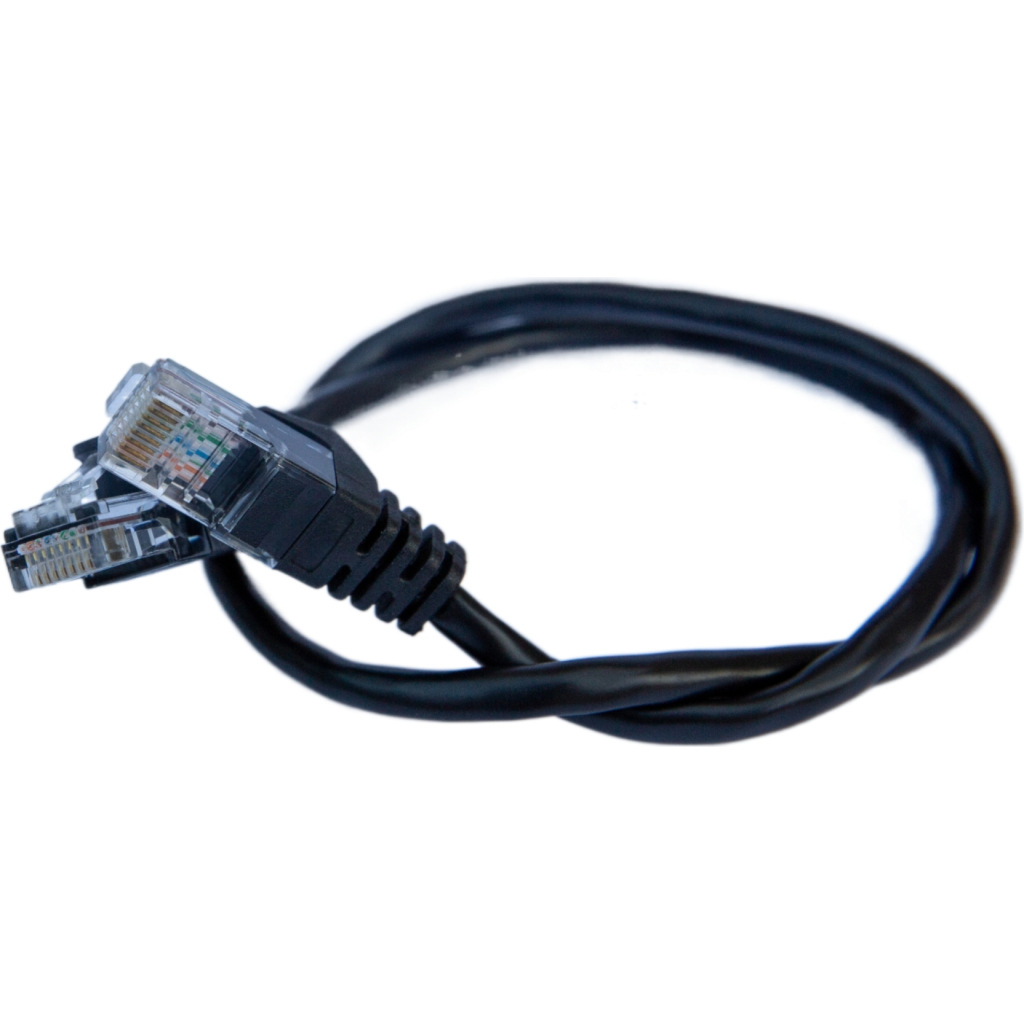 Патч-корд 10м UTP cat.5e, CCA, black GEAR (GPC-UTPCCARJ45-10B) - зображення 2