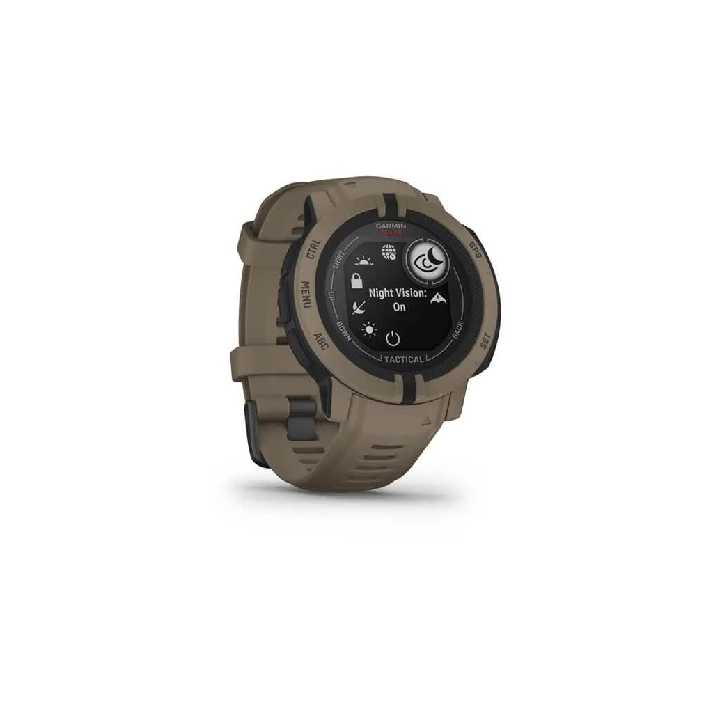Смарт-годинник Garmin Instinct 2, Solar, Tactical Edition, Coyote Tan, GPS (010-02627-04) - зображення 3