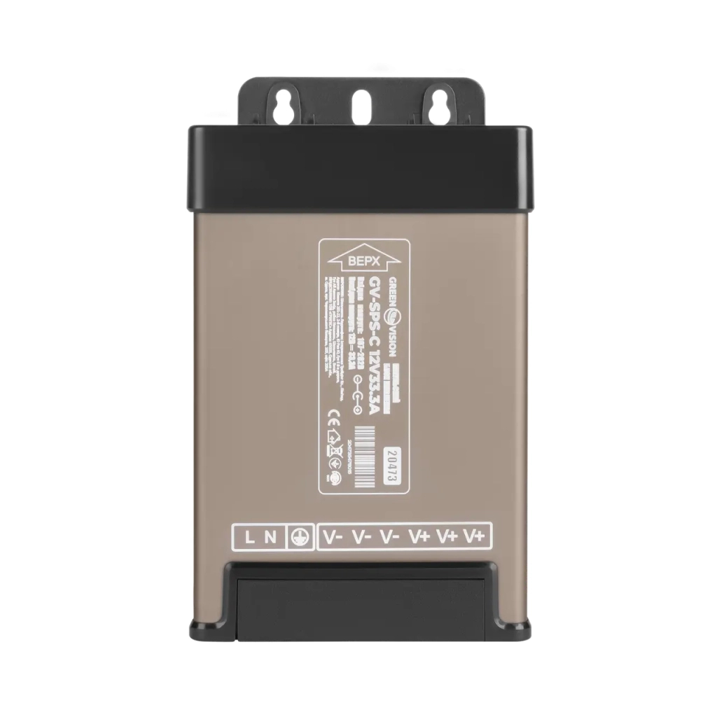 Блок живлення для систем відеоспостереження Greenvision GV-SPS-C 12V33.3A - picture 1