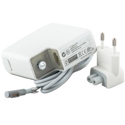 Блок живлення до ноутбуку PowerPlant APPLE 220V, 18.5V 85W 4.6A (Magnet tip) (AP85EMAG) - зображення 1