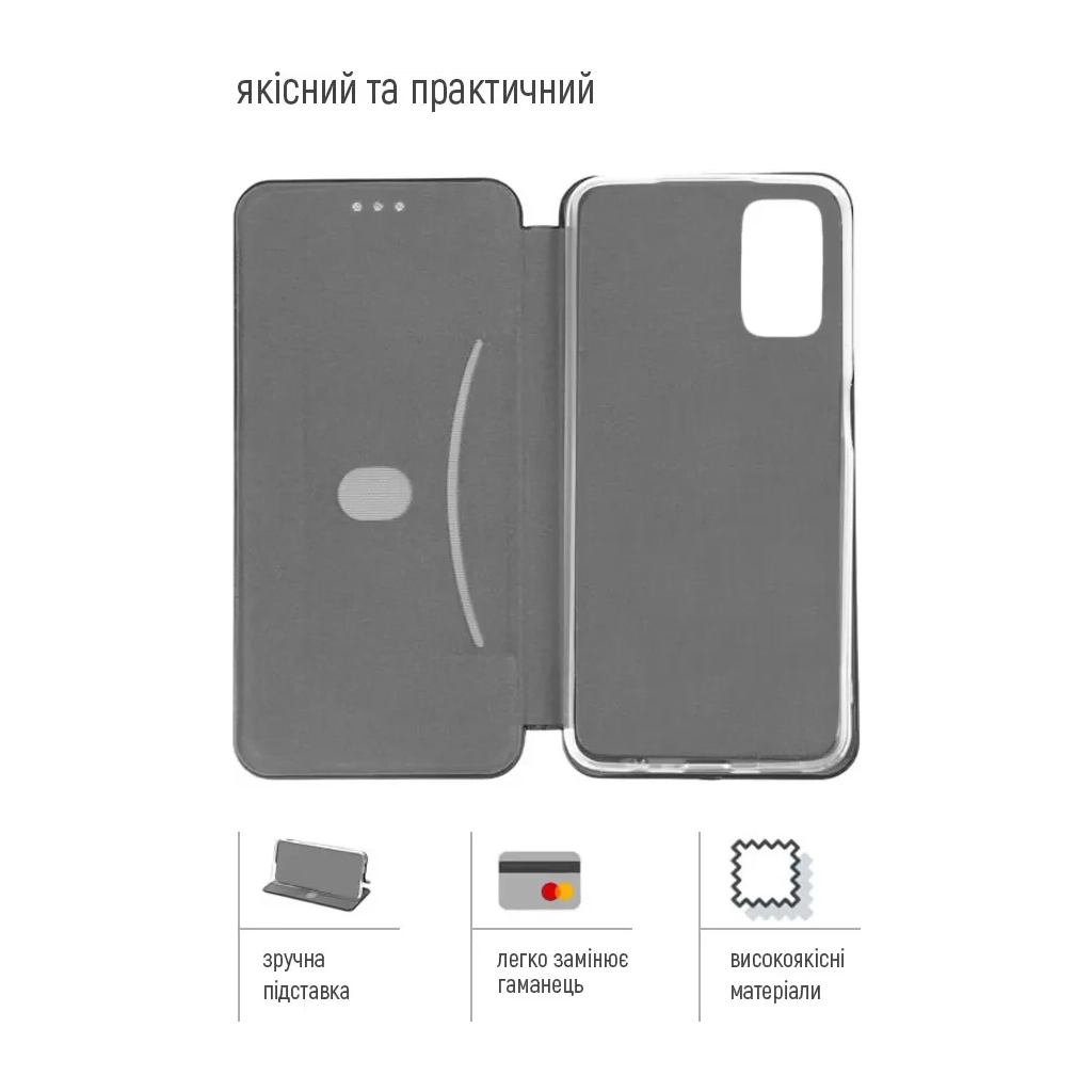 Чохол до мобільного телефона ColorWay Simple Book Samsung Galaxy A07 black (CW-CSBSGA075-BK) - зображення 3