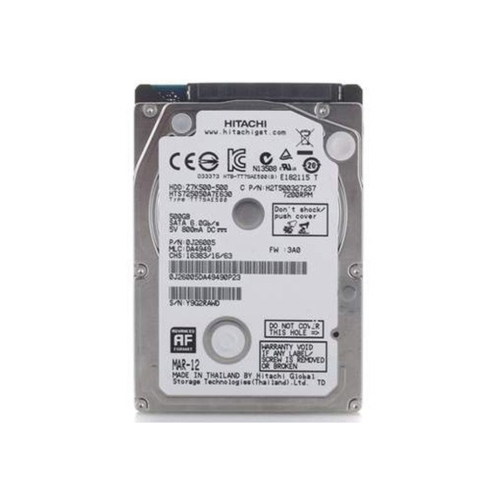 Жорсткий диск для ноутбука 2.5" 500GB WDC Hitachi HGST (HTS725050A7E630) - зображення 1