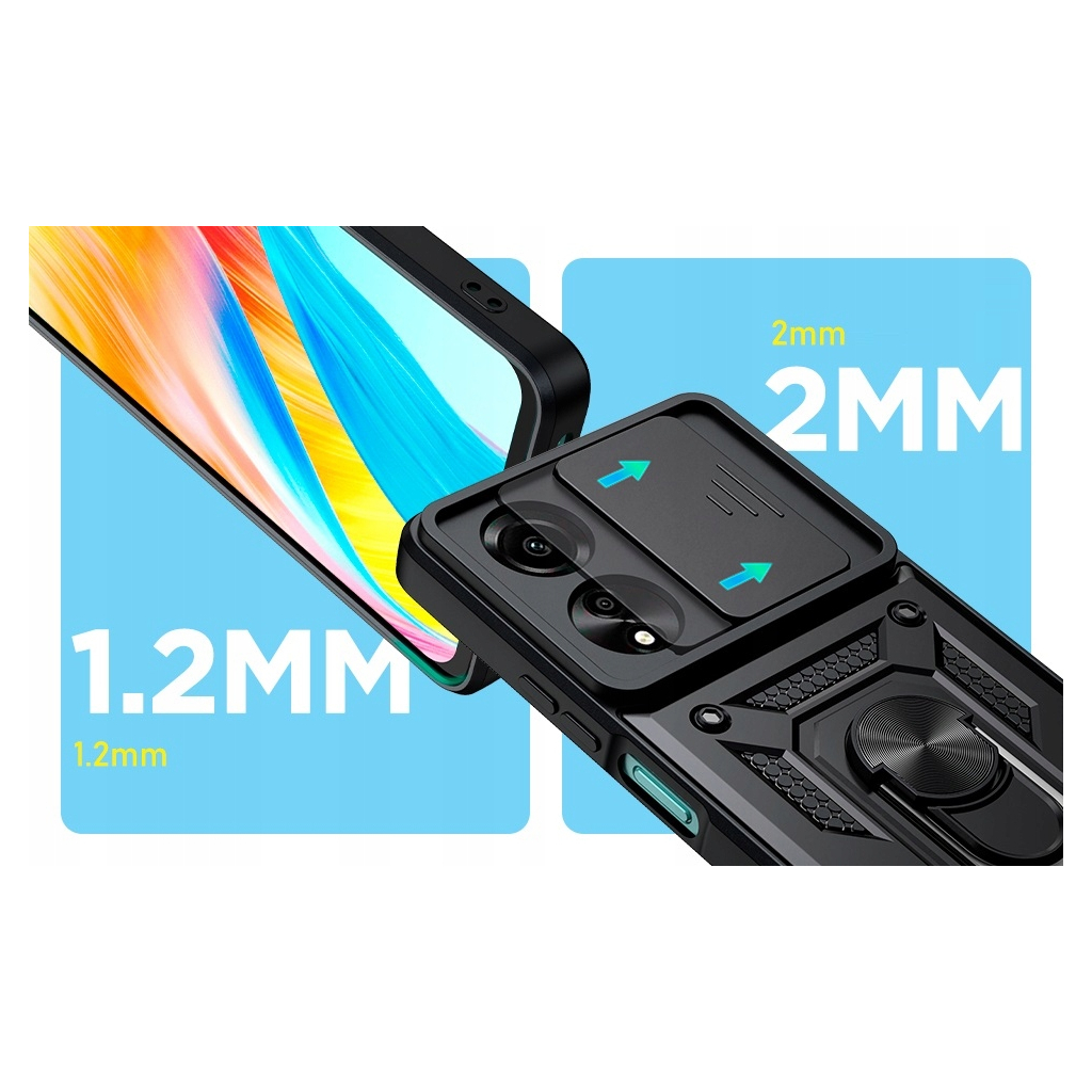 Чохол до мобільного телефона BeCover Military Oppo A60 Black (713078) - зображення 3