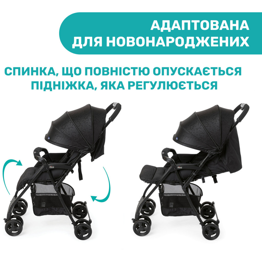 Коляска Chicco Ohlala 3 Чорна (79733.51) - зображення 3