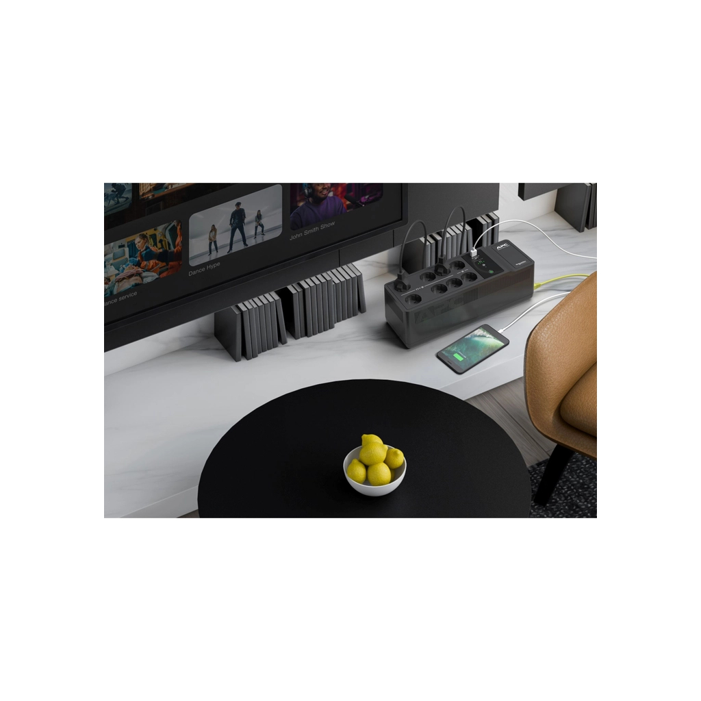 Пристрій безперебійного живлення APC Back-UPS 1050VA, 600W (BE1050G2-GR) - зображення 8