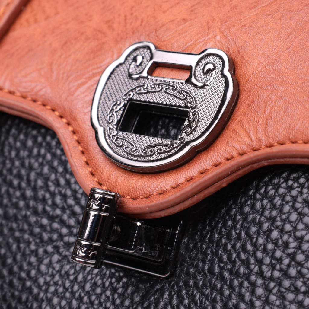 Сумка Vintage Жіноча у вінтажному стилі з натуральної шкіри Чорна (22349) - зображення 5