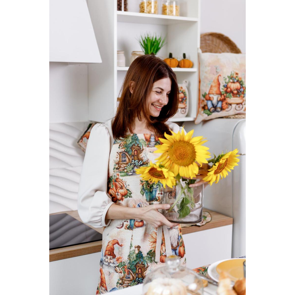 Фартух Прованс гобеленовий Гарбузові гноми (036351) - зображення 6