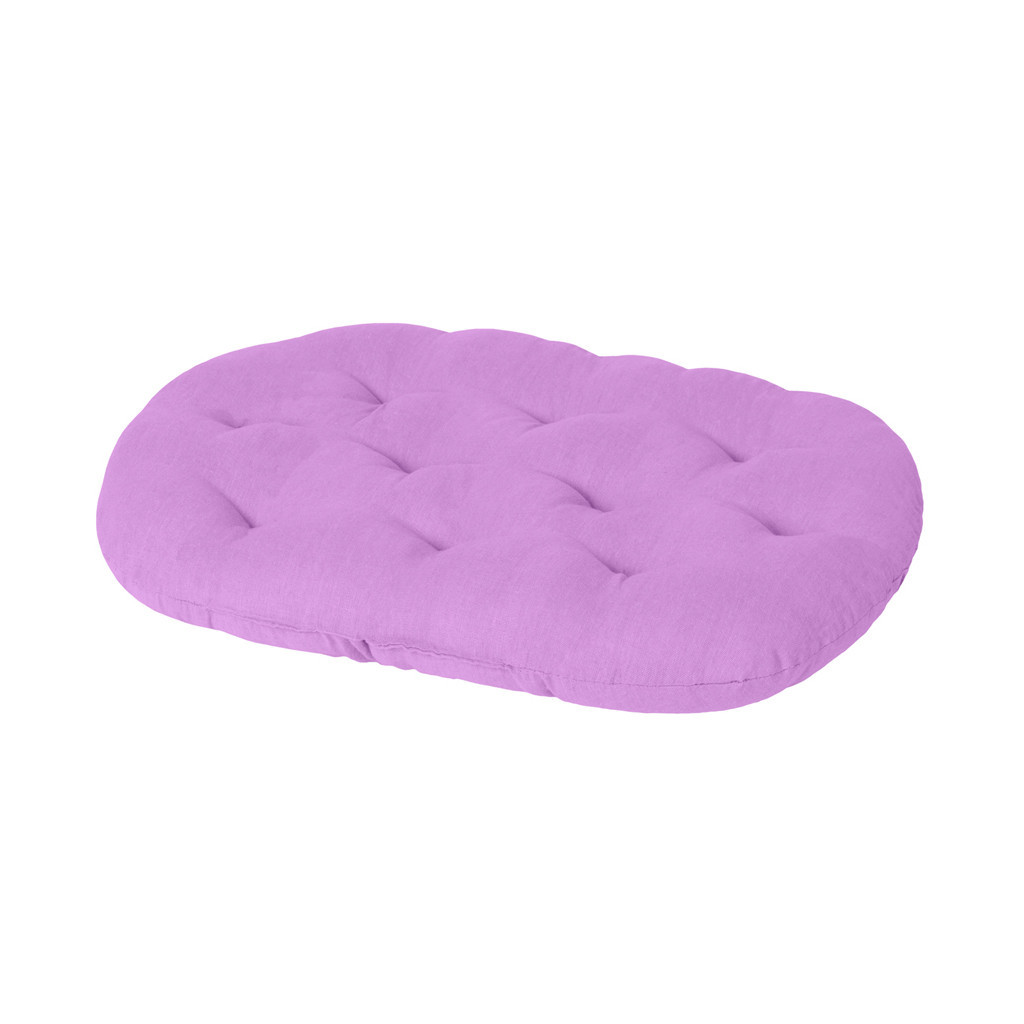 Матрац для тварин Teremok овальний L 75х65х7 см фіолетовий (41059) - зображення 2