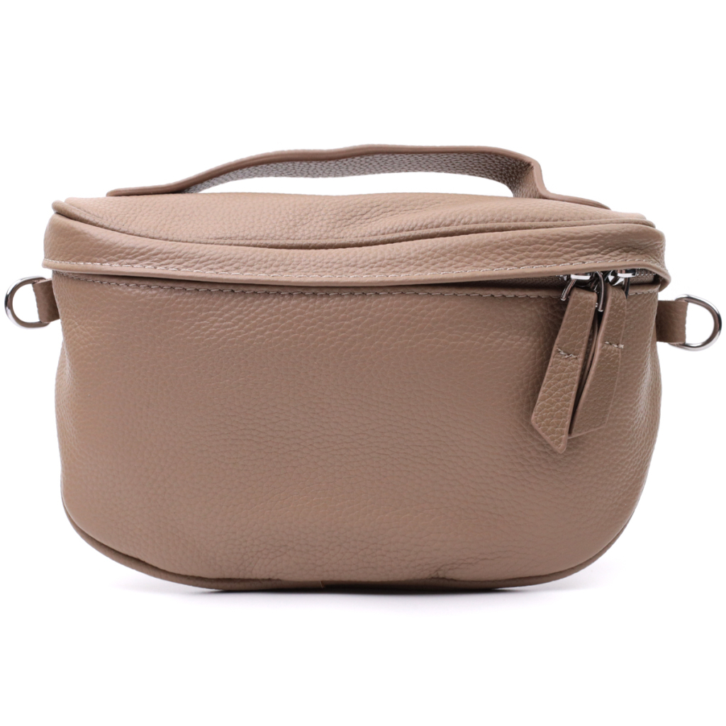 Сумка Vintage Через плече з натуральної шкіри Бежева (22657) - зображення 6