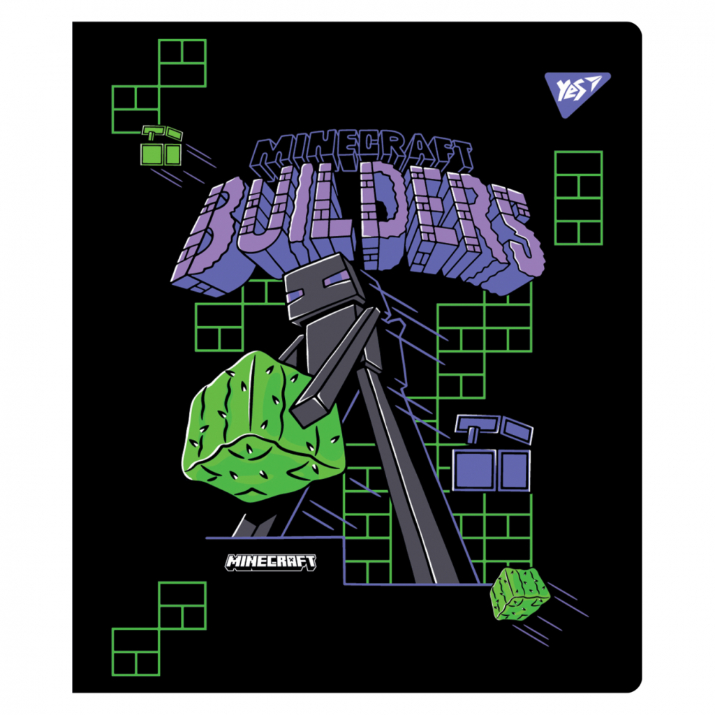 Зошит Yes Minecraft. Team 12 аркушів лінія (767511) - зображення 2
