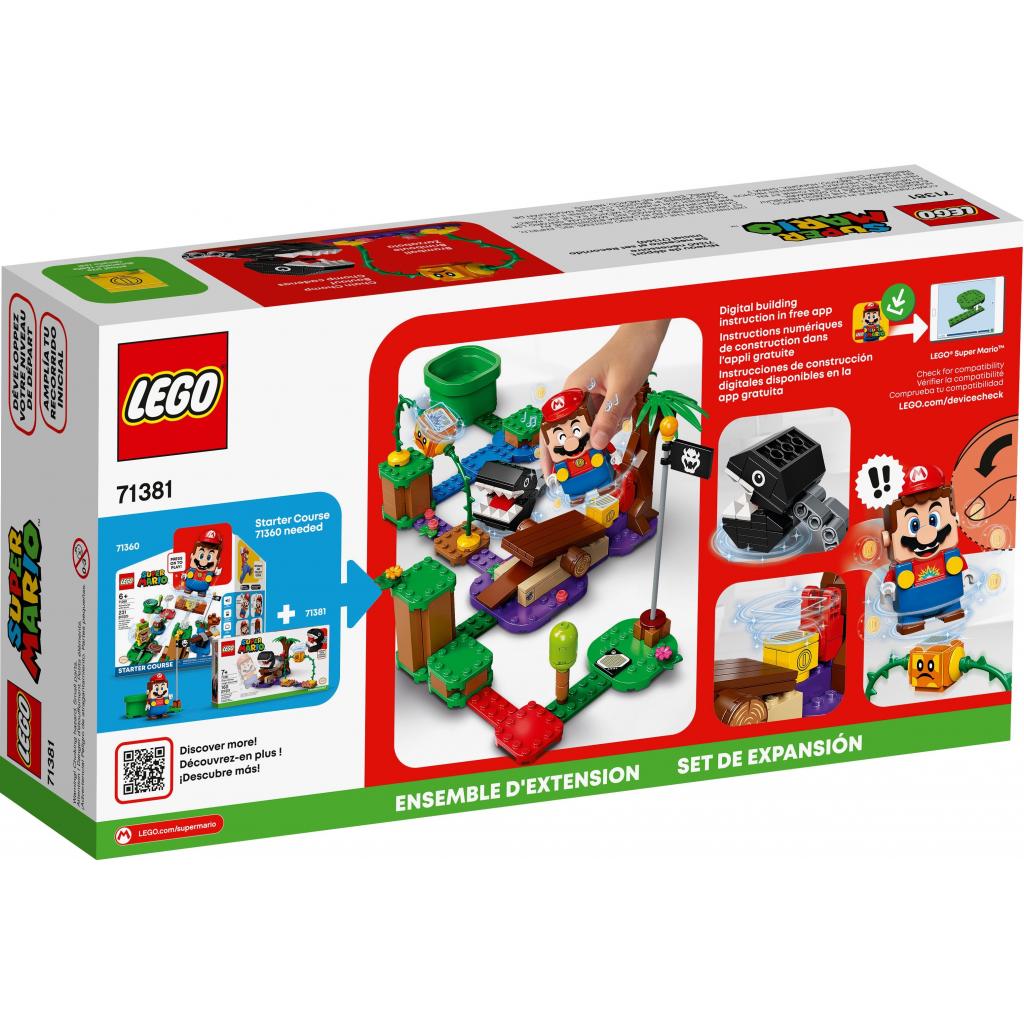 Конструктор LEGO Super Mario Зустріч у джунглях з Кусакою на ланцюгу (71381) - зображення 9