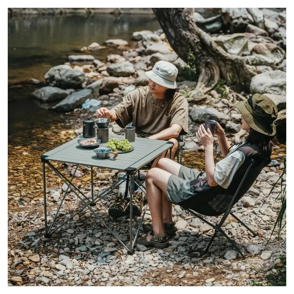 Туристичний стіл Naturehike CNK2450JJ013, M, алюміній, сірий (6976507663267) - зображення 8