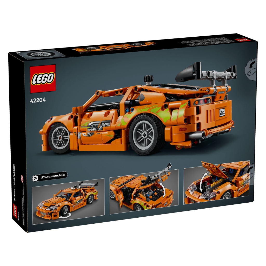Конструктор LEGO Technic Fast and Furious Toyota Supra MK4 (42204) - зображення 8