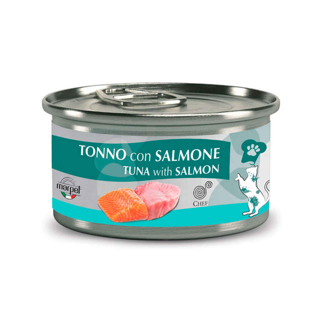 Консерви для котів Marpet Aequilibria Chef Тунець з лососем 80 г (GN22/080) - зображення 1