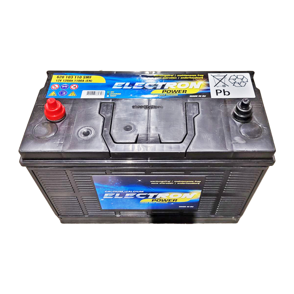 Акумулятор автомобільний ELECTRON TRUCK HD SMF 120Ah клеми по центру (1100EN) (620 103 110 SMF) - зображення 1