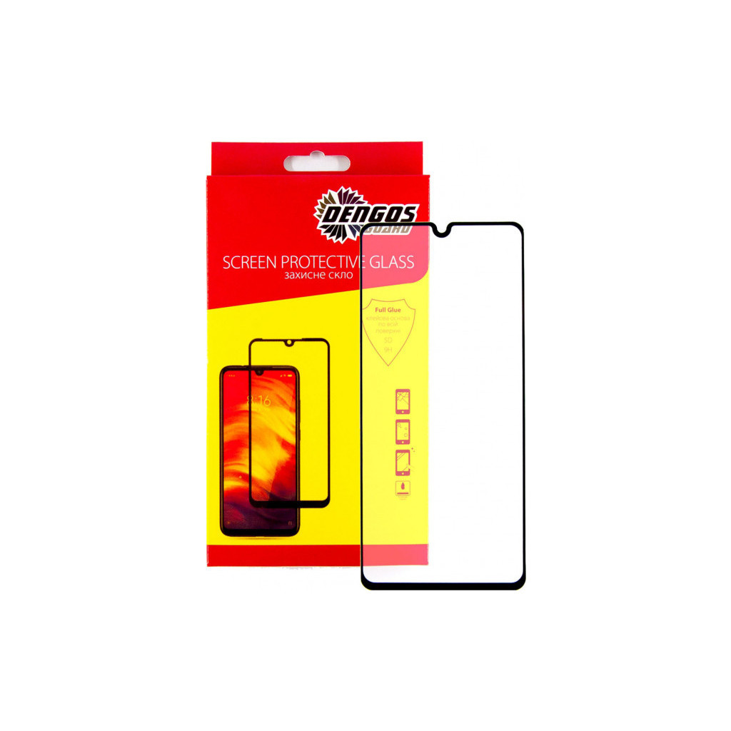 Скло захисне Dengos Full Glue Vivo Y1s, black frame (TGFG-145) - зображення 1