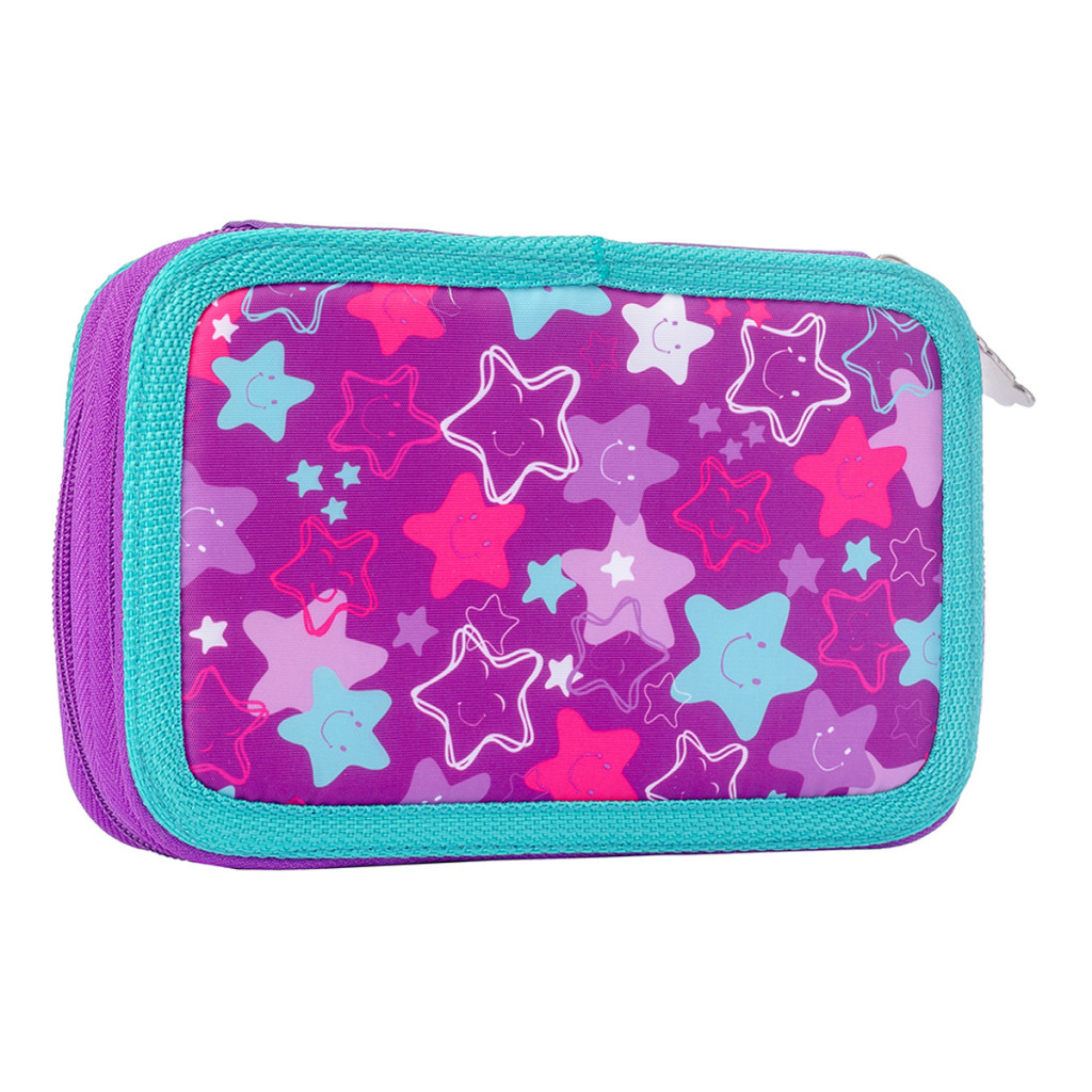 Пенал Smart Funny Stars твердий подвійний (532726) - зображення 5