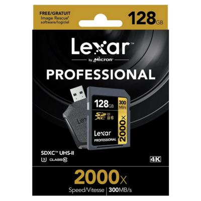 Карта пам'яті Lexar 128GB SDXC class 10 UHS-II U3 (LSD128CRBEU2000R) - зображення 3