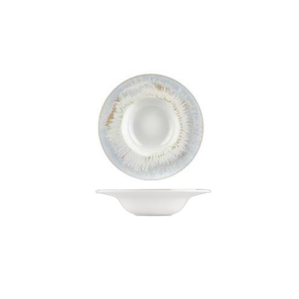 Тарілка By Bone серія "Wave" для пасти з прямим бортом 25 см (WE-GT-25-CK) - зображення 1