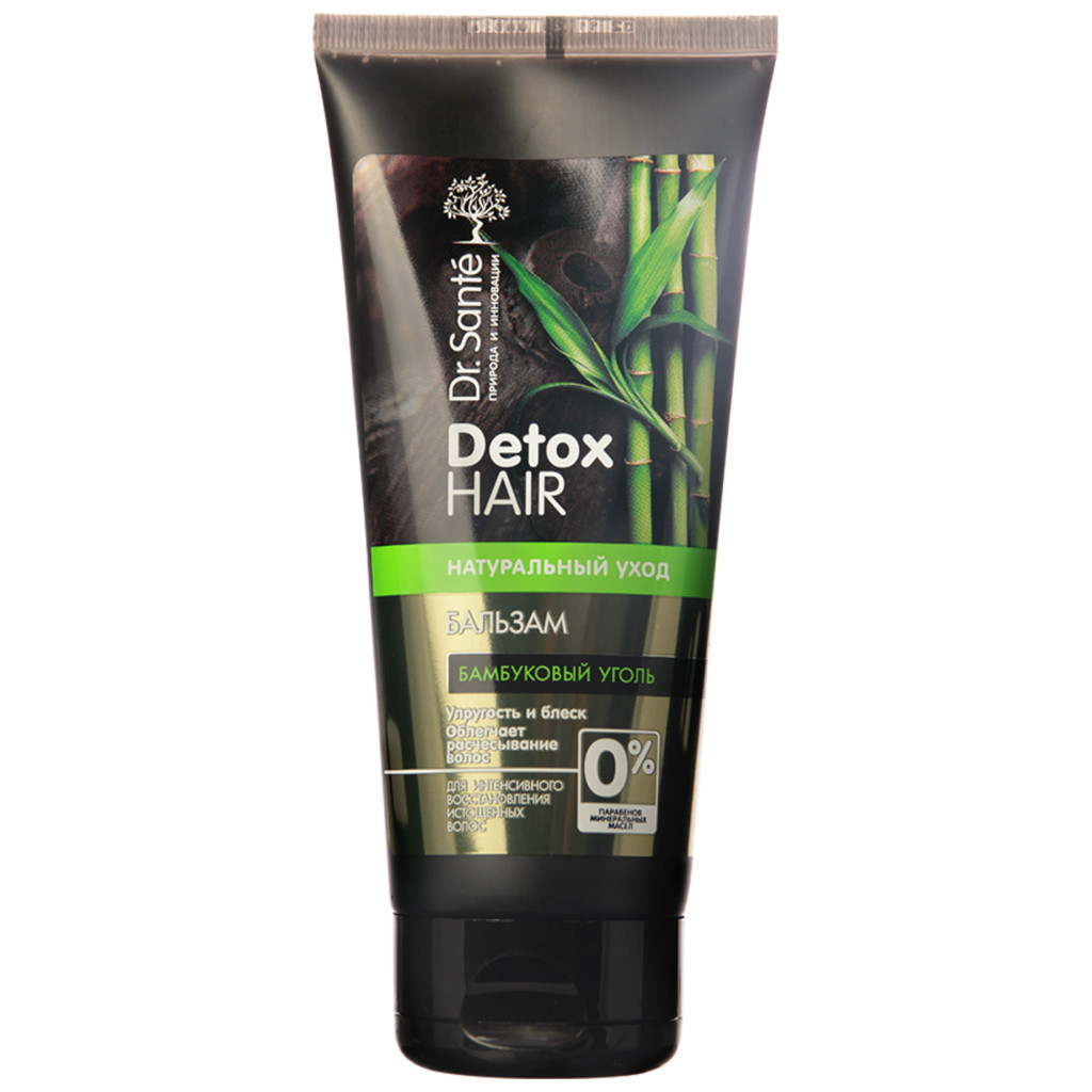 Кондиціонер для волосся Dr. Sante Detox Hair Бамбукове вугілля 200 мл (4823015940422) - изображение 1