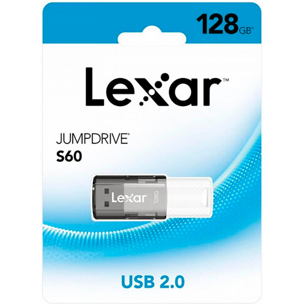 USB флеш накопичувач Lexar 128GB S60 USB 2.0 (LJDS060128G-BNBNG) - зображення 4