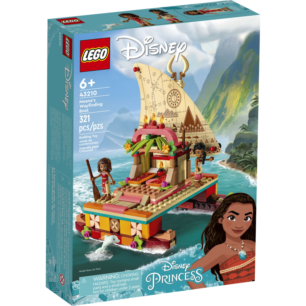 Конструктор LEGO Disney Princess Пошуковий човен Ваяни 321 деталь (43210) - зображення 1