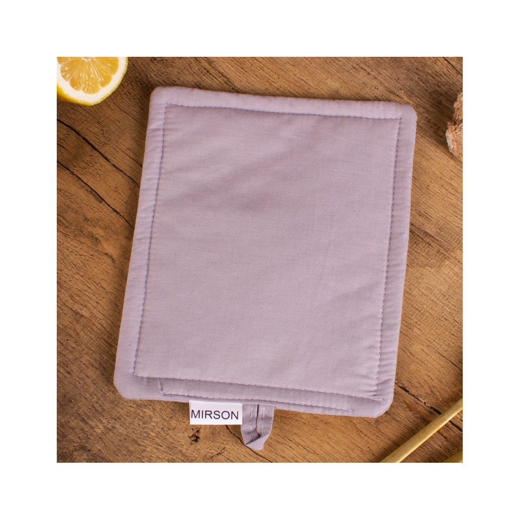 Кухонна прихватка MirSon Бязь 16-5703 Light Gray (2200006753599) - изображение 2