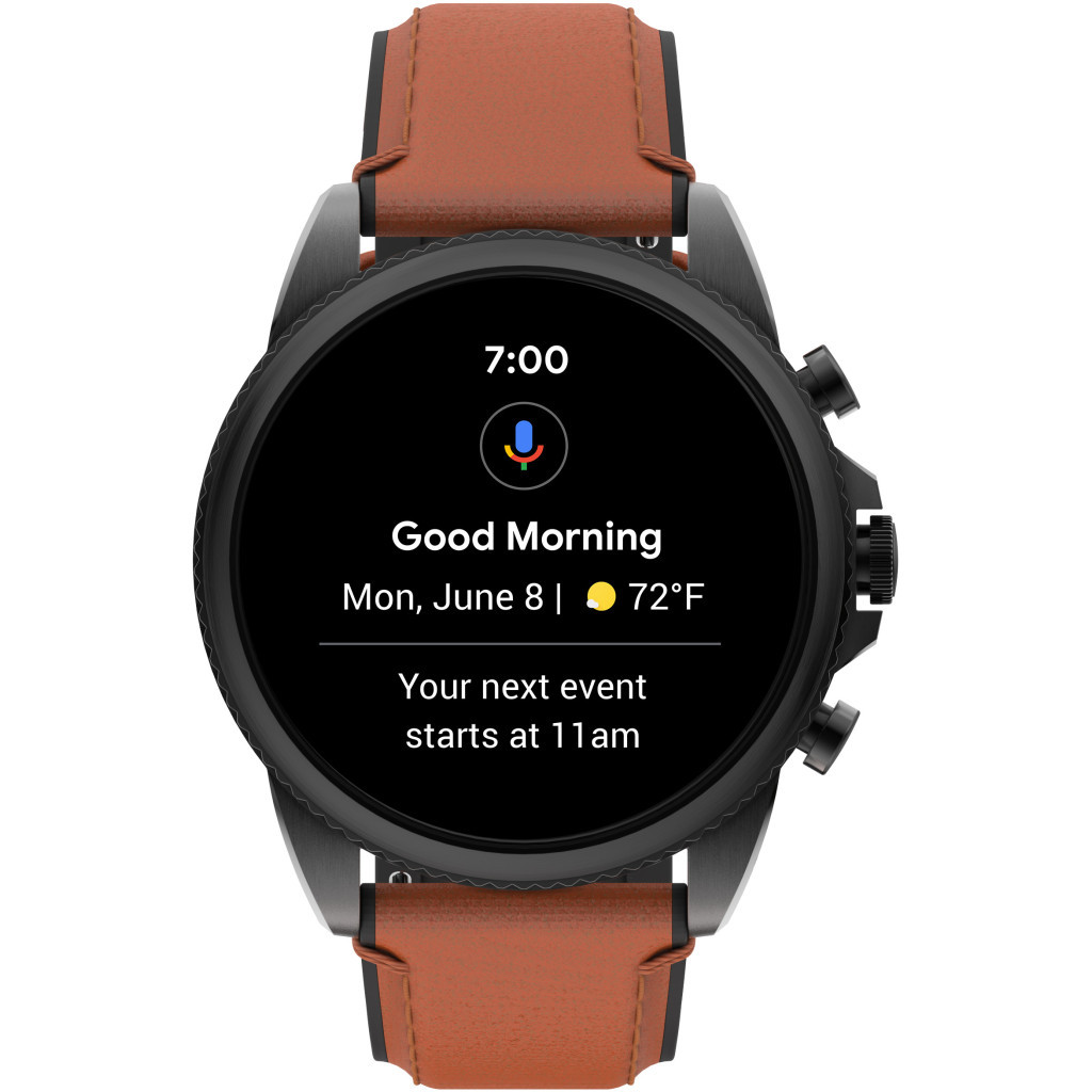 Смарт-годинник Fossil Gen 6 Brown Leather (FTW4062) - зображення 3