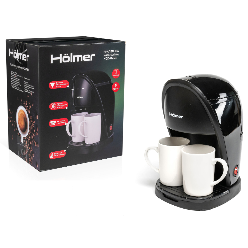 Крапельна кавоварка Hölmer HCD-023B - зображення 8