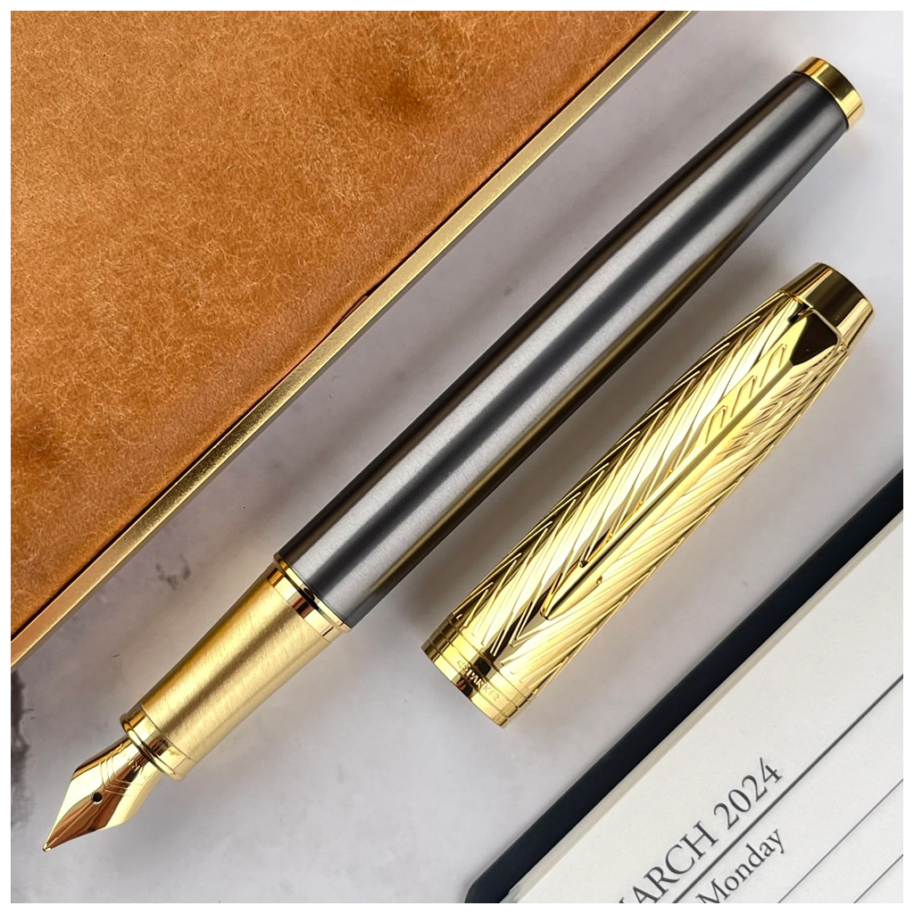 Ручка пір'яна Parker IM 17 Premium SE Pioneers GT FP F (25 511) - зображення 9