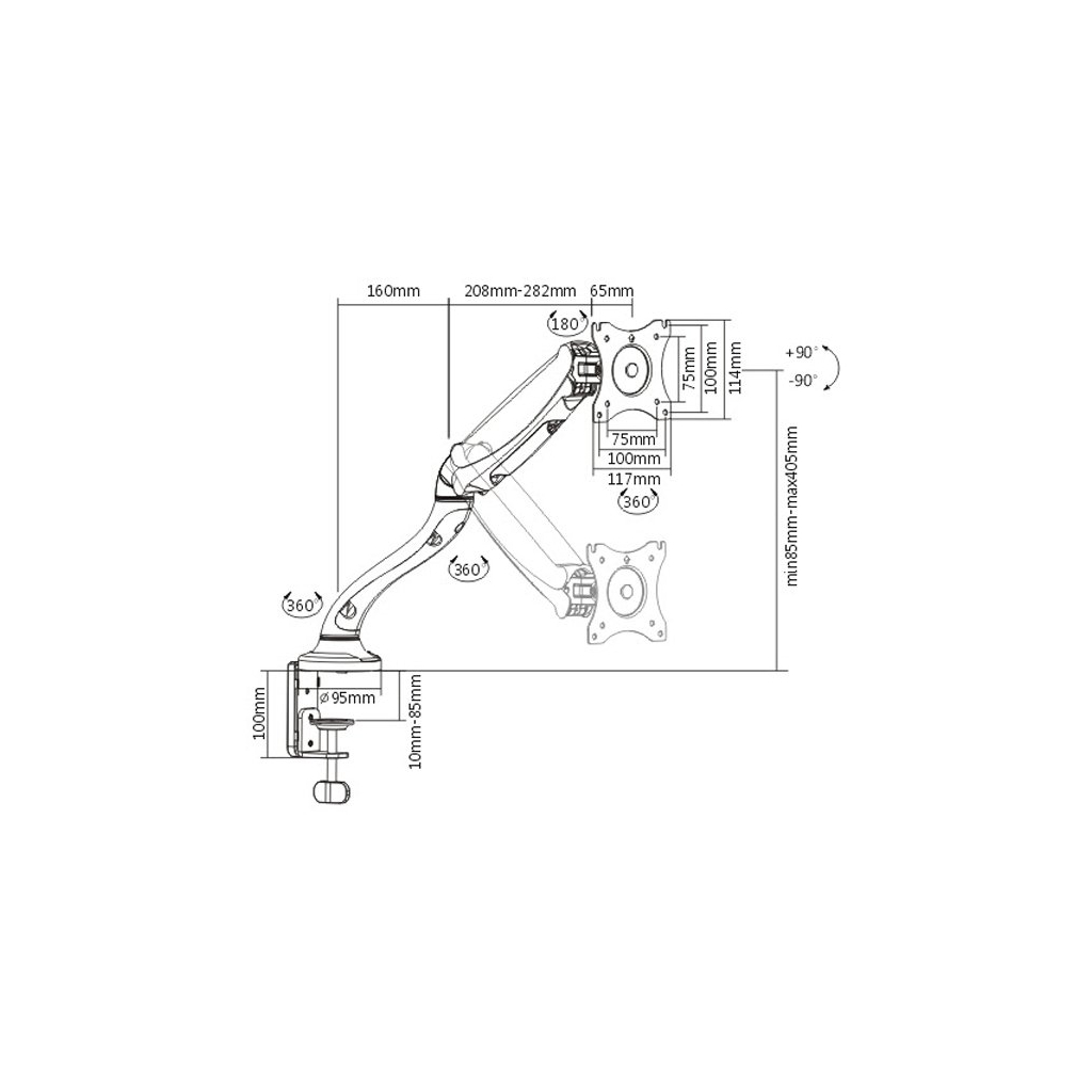 Кронштейн ITech MBSG-02F - зображення 4