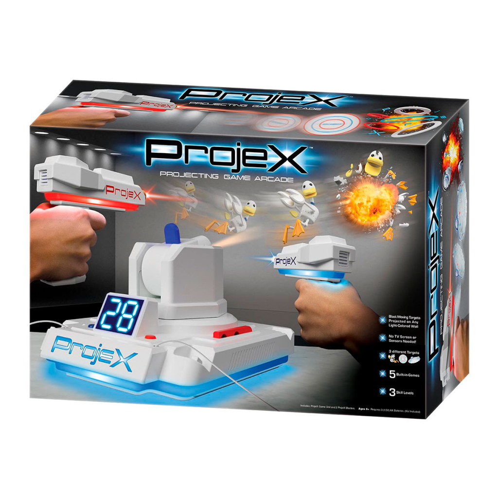 Ігровий набір для лазерних боїв Laser X (проектор, 2 бластера, 3 слайда-мети) (52703) - зображення 3